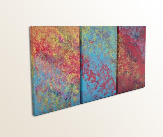 Mystical, Triptych n° 3 Paintings