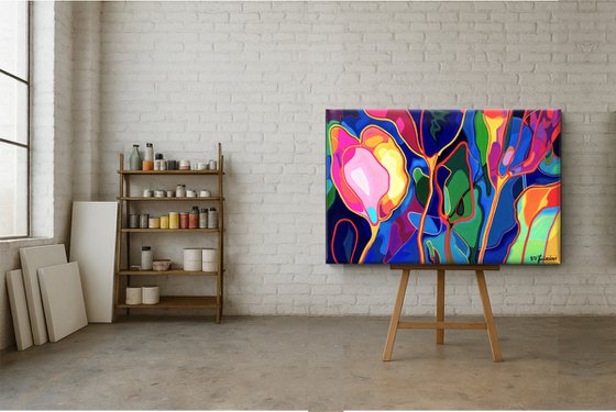 Jazz Style Flowers #1