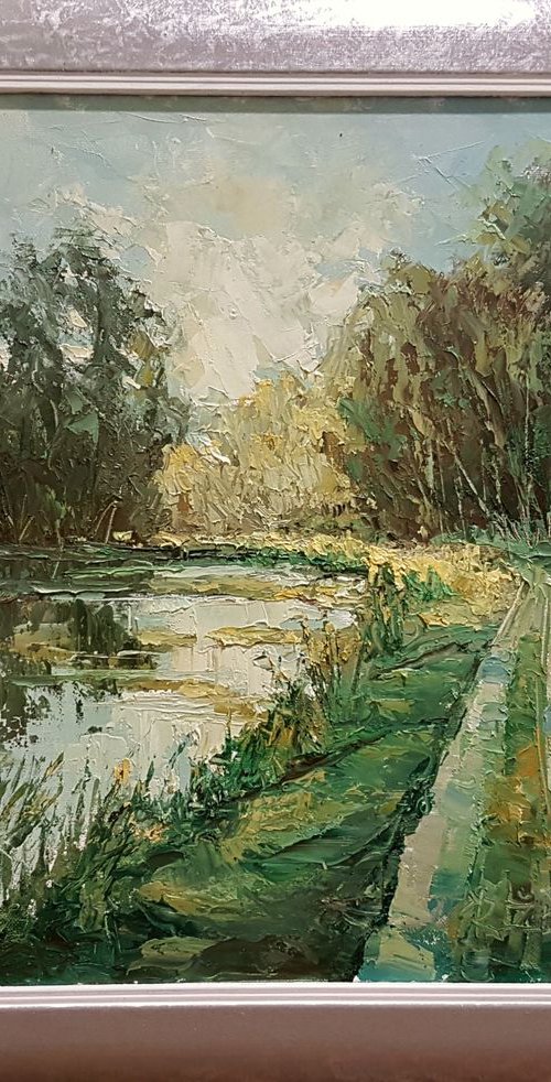 Old Pond by Romas Zmuidzinavicius