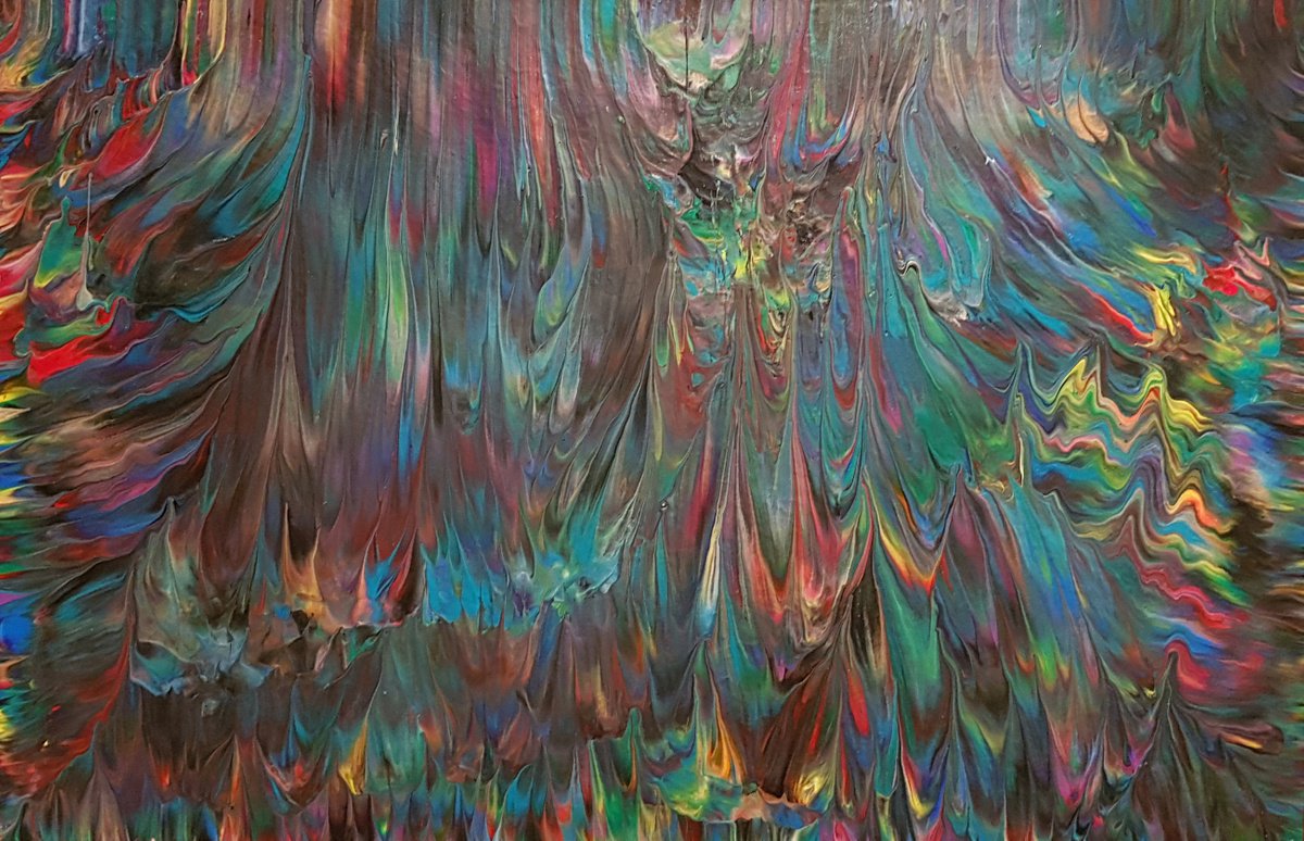 Psychedelic Reign | 36 x 24 by Alexandra Romano