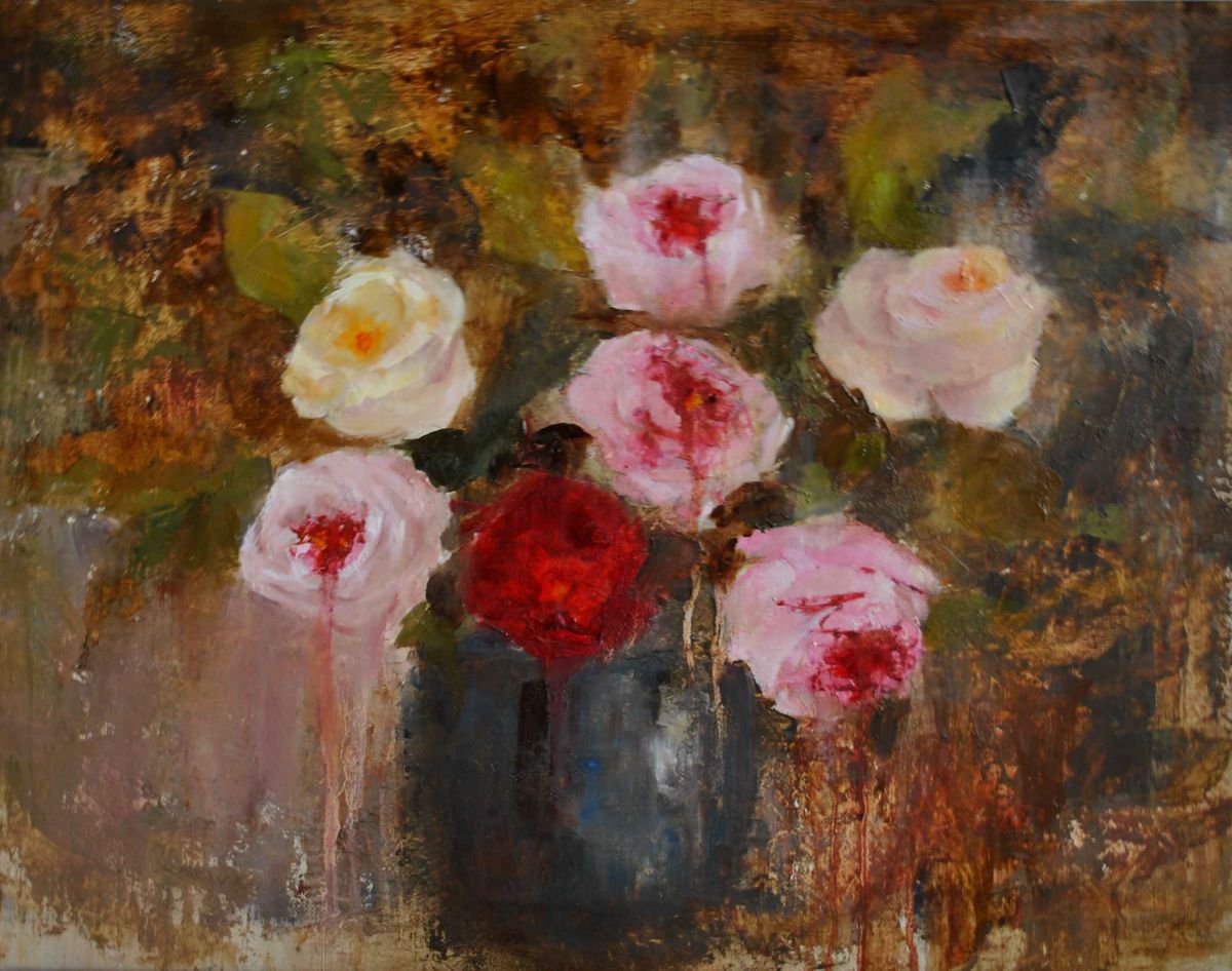 Bleeding roses by Daniela Roughsedge