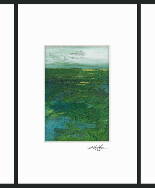 Mystical Land Collection 7 - 3 Textural Landscape Paintings by Kathy Morton Stanion by Kathy Morton Stanion