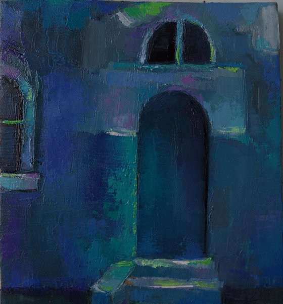 Blue door