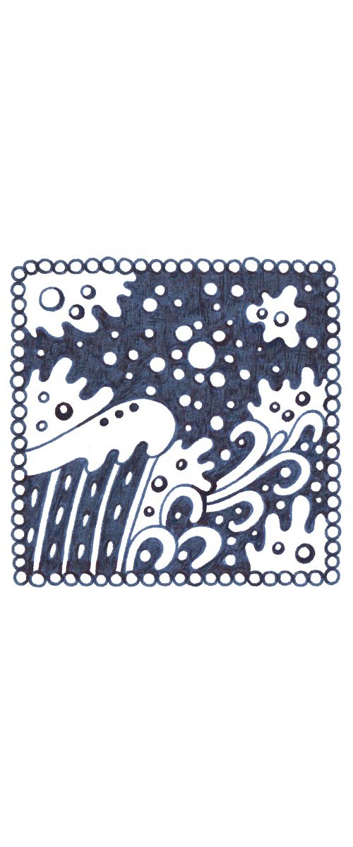 Surreal Pattern n.58 - Small Sea by Veronika Demenko