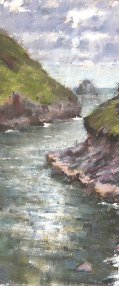 Boscastle Queen's Head by Louise Gillard