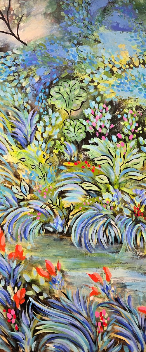 Sunlit Glade by Karen Rieger