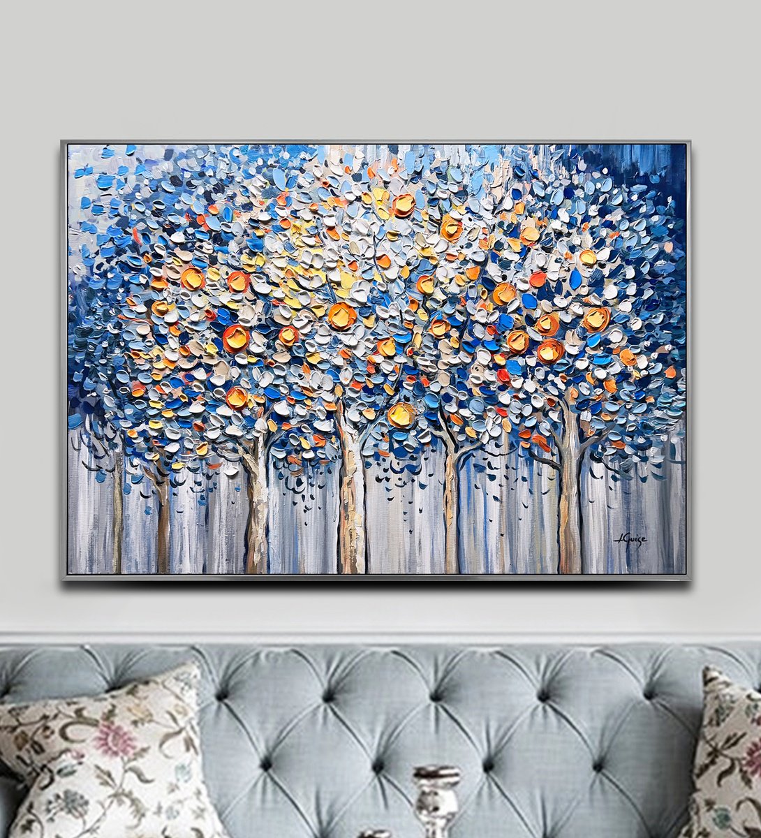  Citrus Nightfall By Lana Guise, 41 X 29, Artwork For Sale On Artfinder