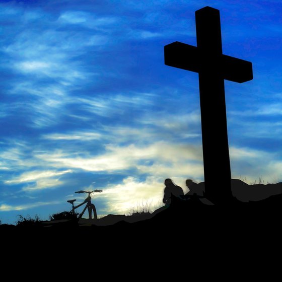 Sitting By The Cross