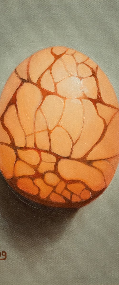 One tea egg by Yue Zeng