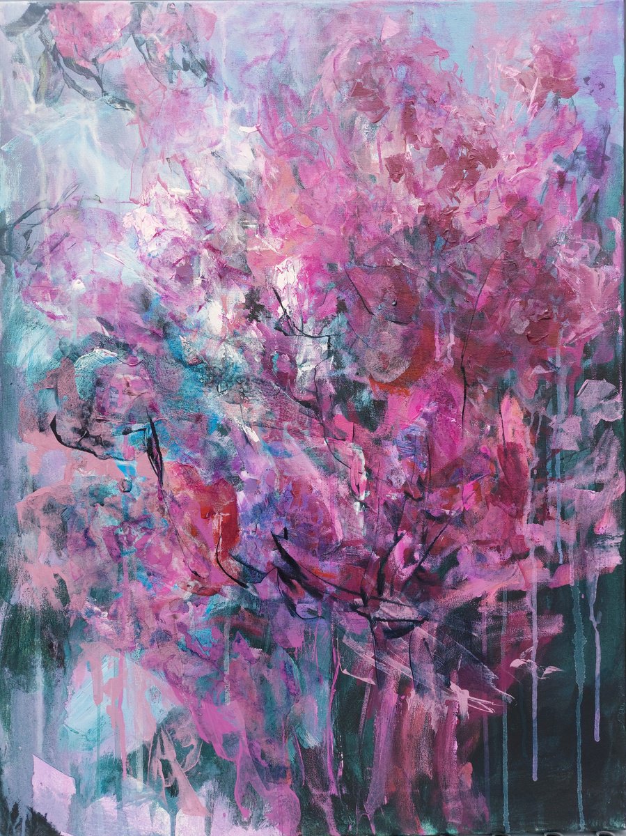 Pink Secret By Katia Solodka, 24 X 31, Artwork For Sale On Artfinder