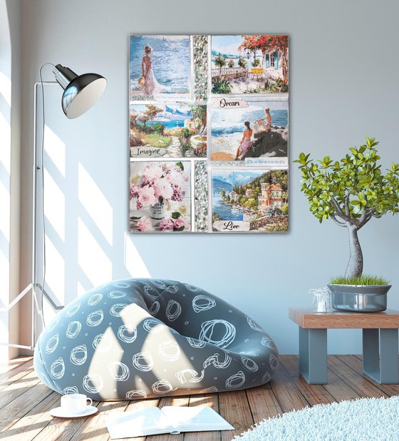 Life in a house by the sea