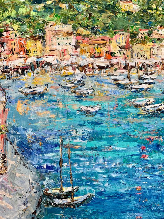 Italian coast in Portofino