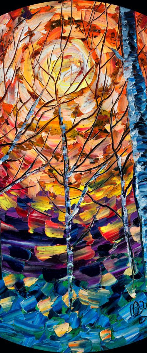 Abstract landscape by Lena Owens at OLena Art