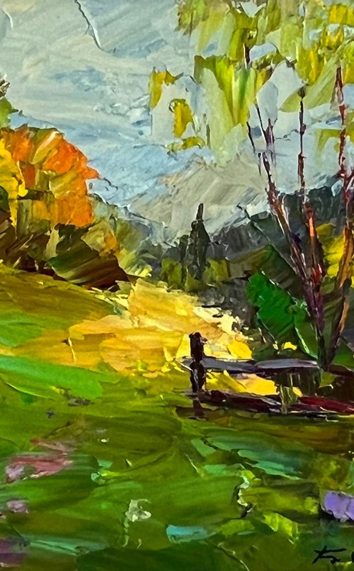 Autumn Mountain Meadows by Boris Serdyuk