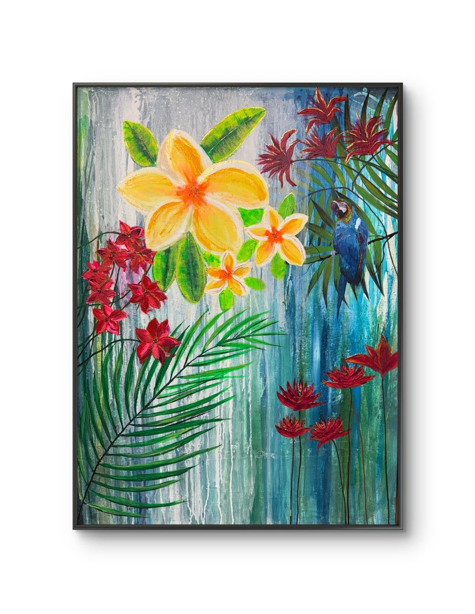 Paradise3 By Henrieta Angel, 30 X 40, Artwork For Sale On Artfinder