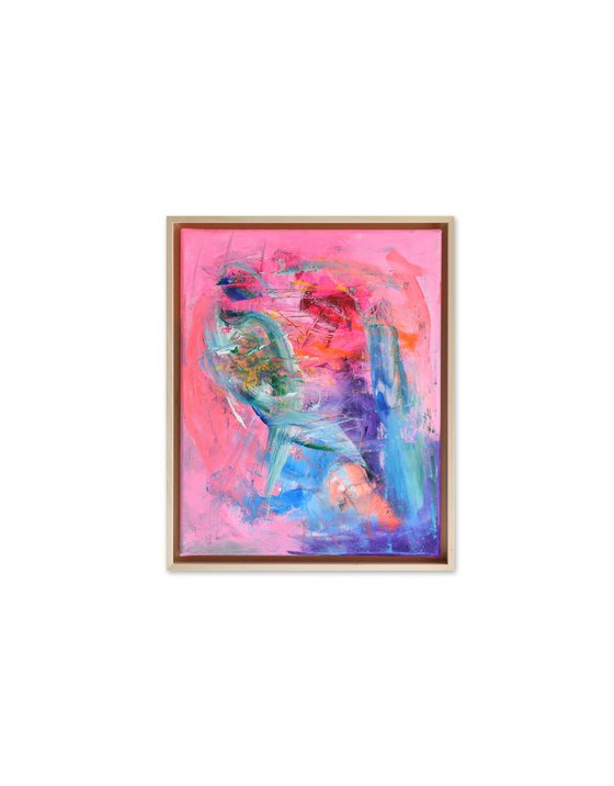 Dynamics - Pink Artwork / Small /Framed