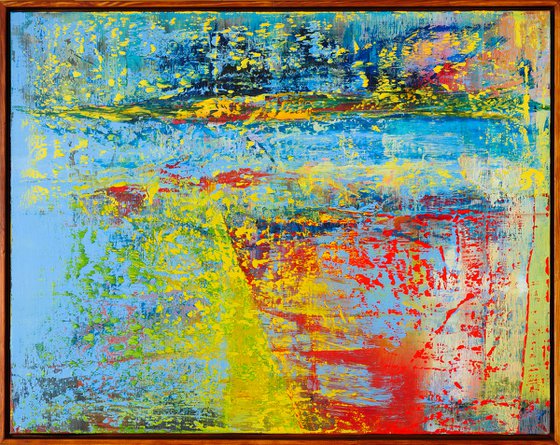 55x70 cm | 21.5″x27.5" Original abstract painting canvas oil artwork modern art