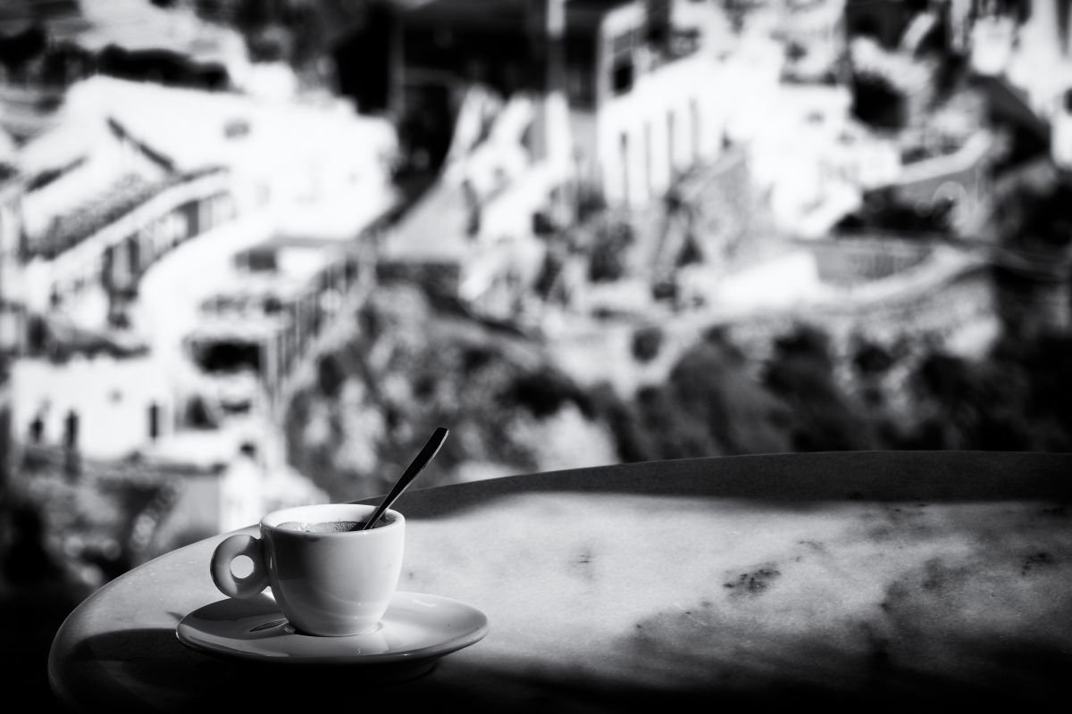 Coffee @ Santorini by Christian Schwarz