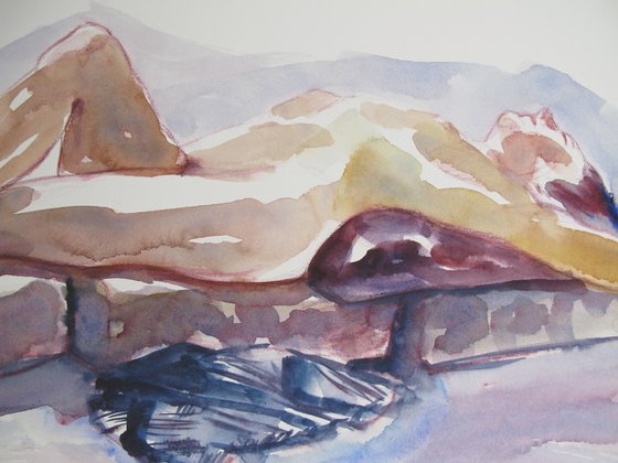 reclining female nude