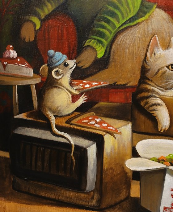 Holidays in the mountain cabin