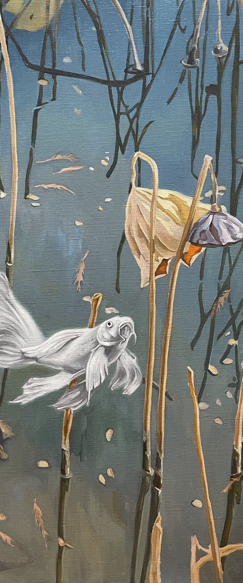 Heavenly carp by Guzel Min