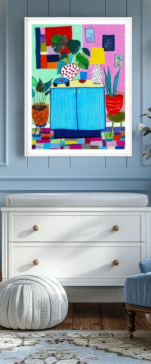 The Blue Cabinet and the Language of Patterns by Sasha Robinson