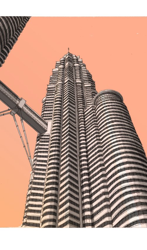 Petronas Towers, Kuala Lumpur by Graham  Madigan