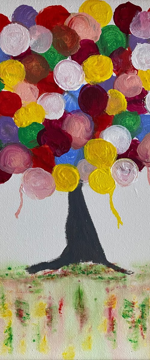 Grannies Wool Tree by Alan Horne Art Originals