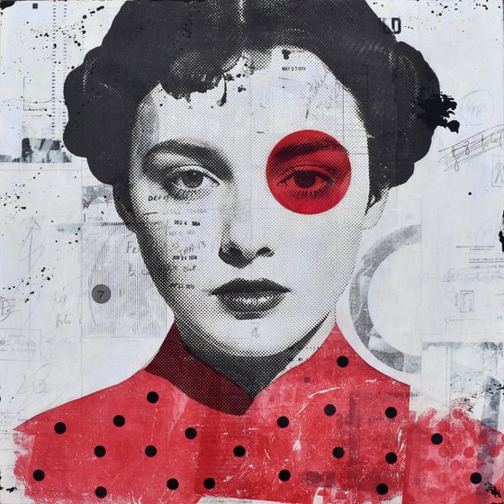 333_Portrait with Red Polka Dots
