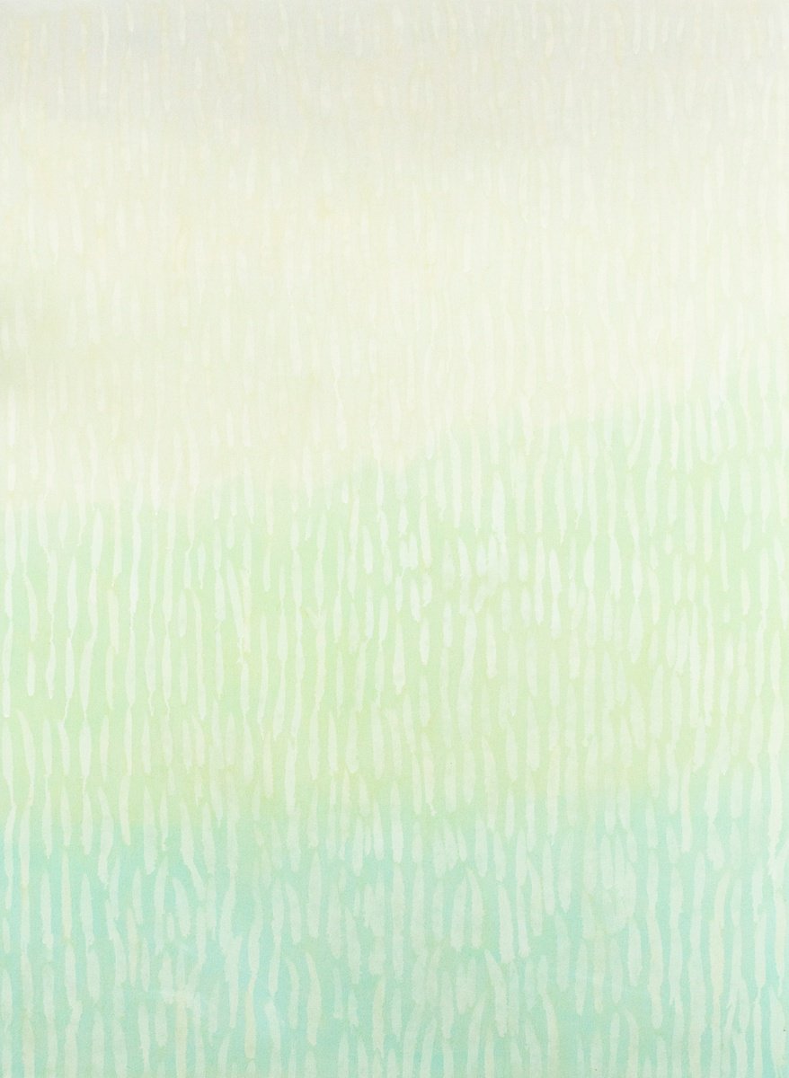 Expressive Abstract Oil Painting By Petr Johan Marek, 55 X 75", Green And White No.2, Original Artwork