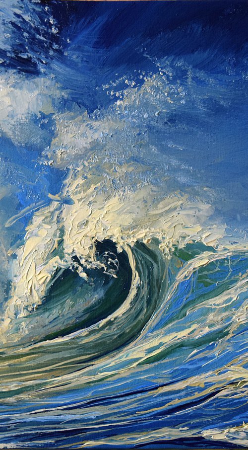 Stormy morning by Elena Adele Dmitrenko