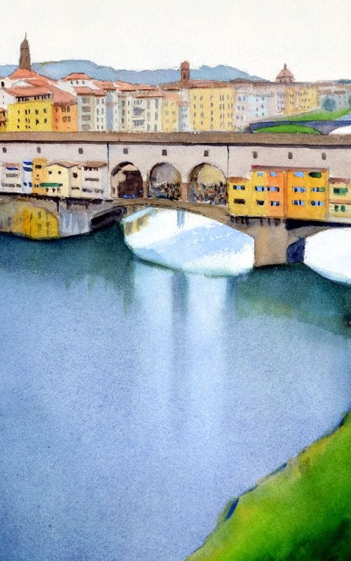 View from Uffizi, Florence by Ramesh Jhawar