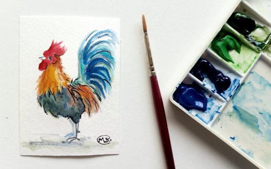 Rooster Miniature
