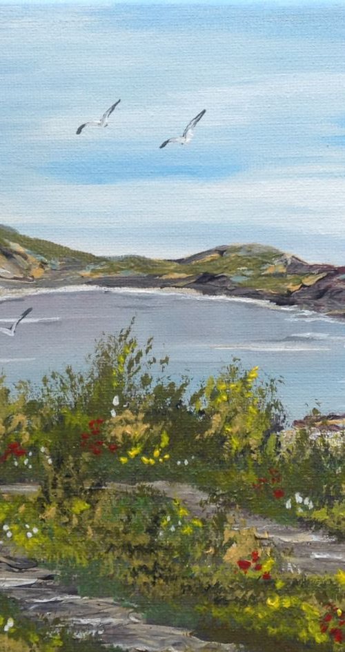 In love at Lulworth Cove by Marja Brown