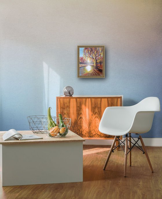 Autumn's Radiant Veil