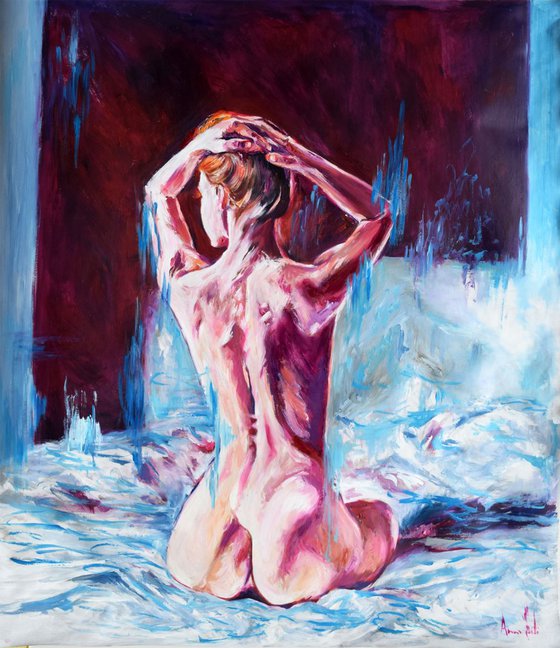 Red hair / Nude Series 66 cm x 57 cm