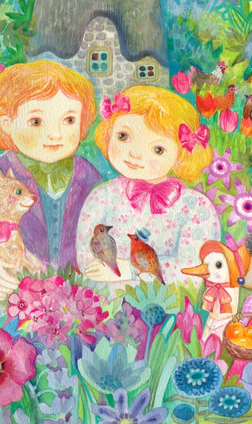 In the Secret Garden by Oxana Zaika