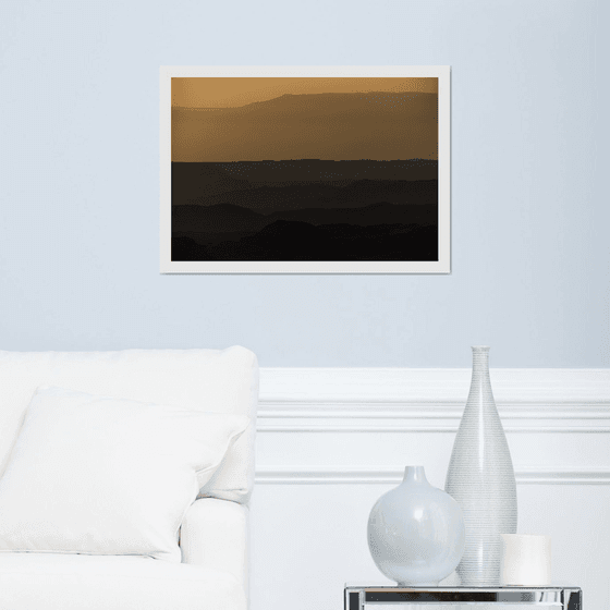 Sunrise over Ramon crater #2 | Limited Edition Fine Art Print 1 of 10 | 60 x 40 cm