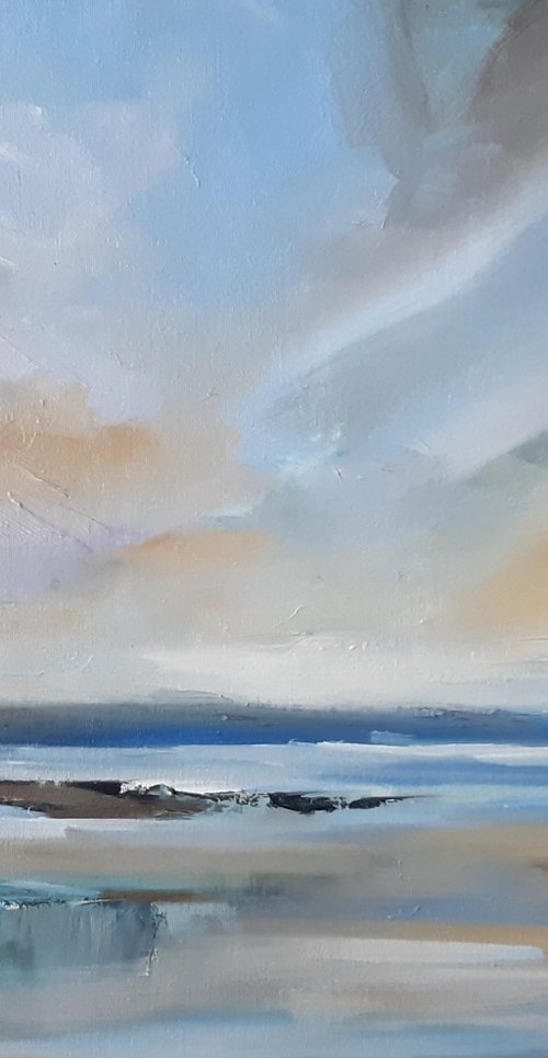 Evening at West Kirby beach by Steve Keenan