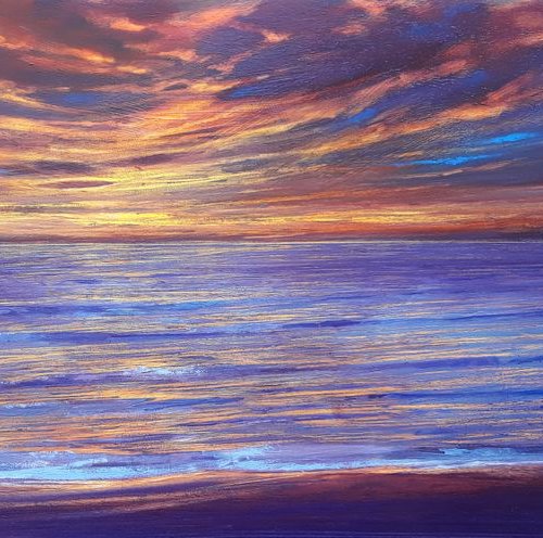 SUNSET SEA VIII. by Rafael Carrascal