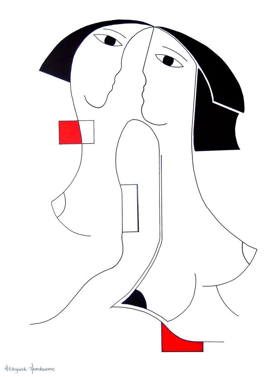 Univisie with red accent by Hildegarde Handsaeme