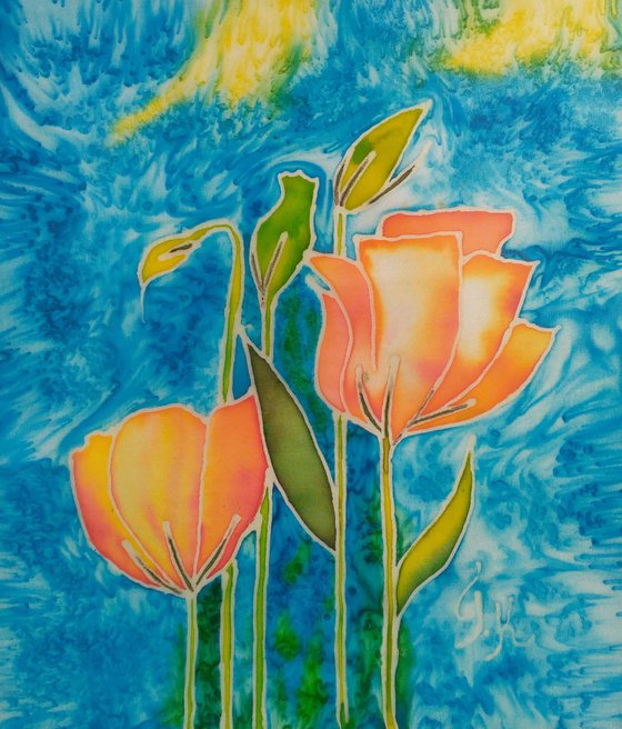 Eustoma Painting