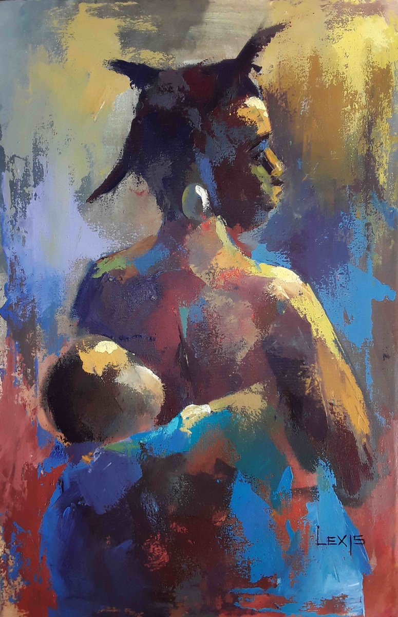 Sleeping Beauty, Love Connection By Alex Mensah, 13 X 20, Artwork For Sale On Artfinder