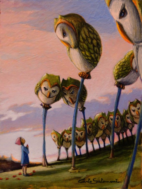 THE GROVE OF THE OWLS.