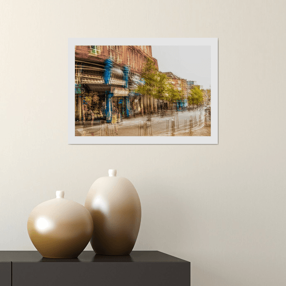 Inner City Streets 4. Abstract street scene. Limited Edition Photography Print #1/15