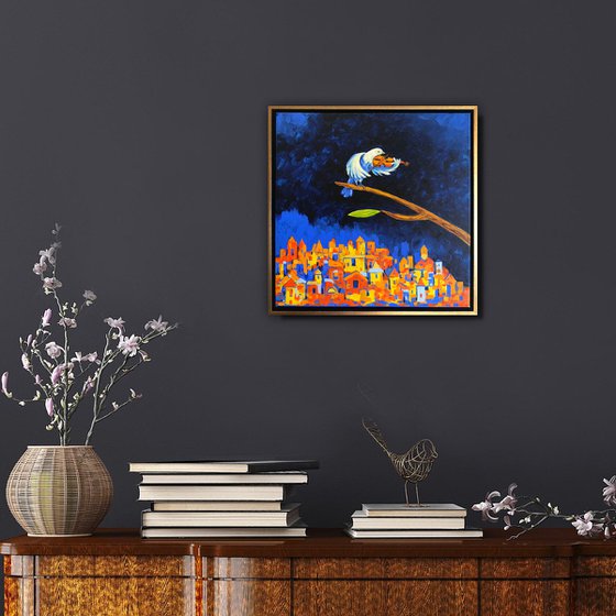 Sonata – framed original painting