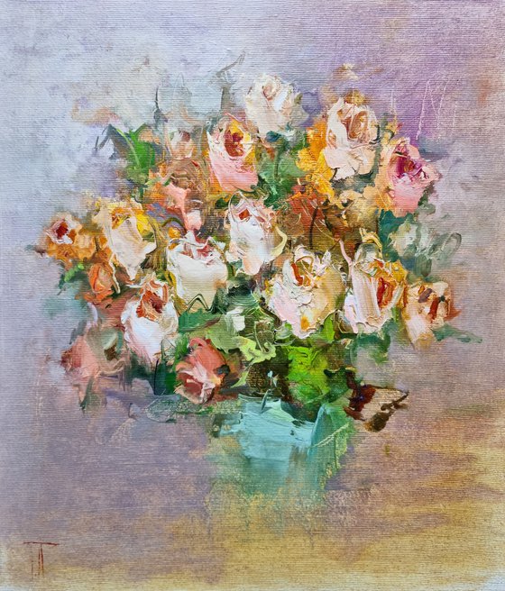 Creme roses