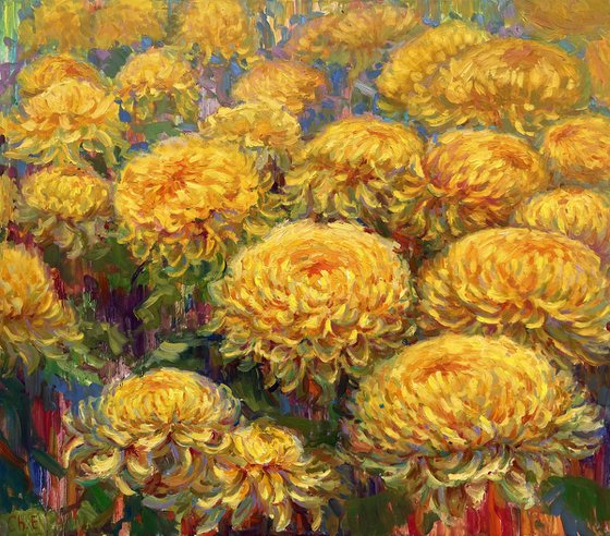 "Bouquet of yellow flowers"