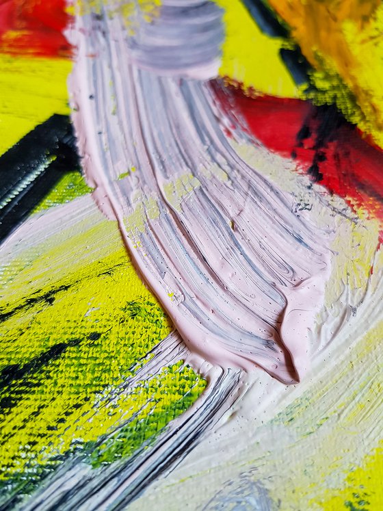 - Senom - Willem de Kooning style abstract painting