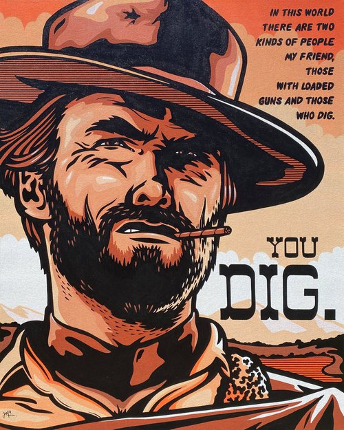 Clint Eastwood - You Dig by Jamie Lee